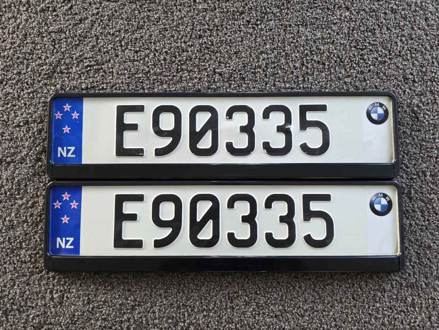 E90 335 Personal Plates E90 335i BMW N54
