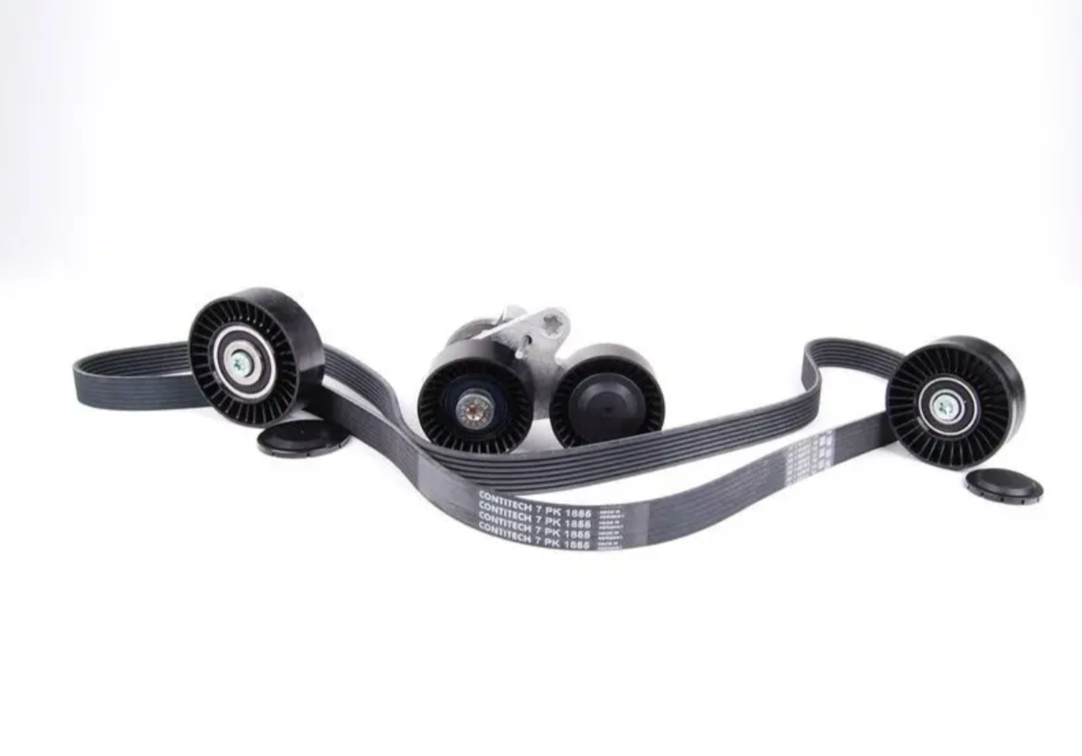 BMW N54 Drive Belt Kit - Tensioner - Pulleys - Belt