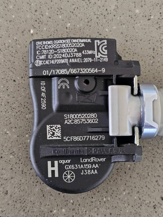 Set of 4 Jaguar Land Rover 433mhz TPMS Tyre Pressure Sensors